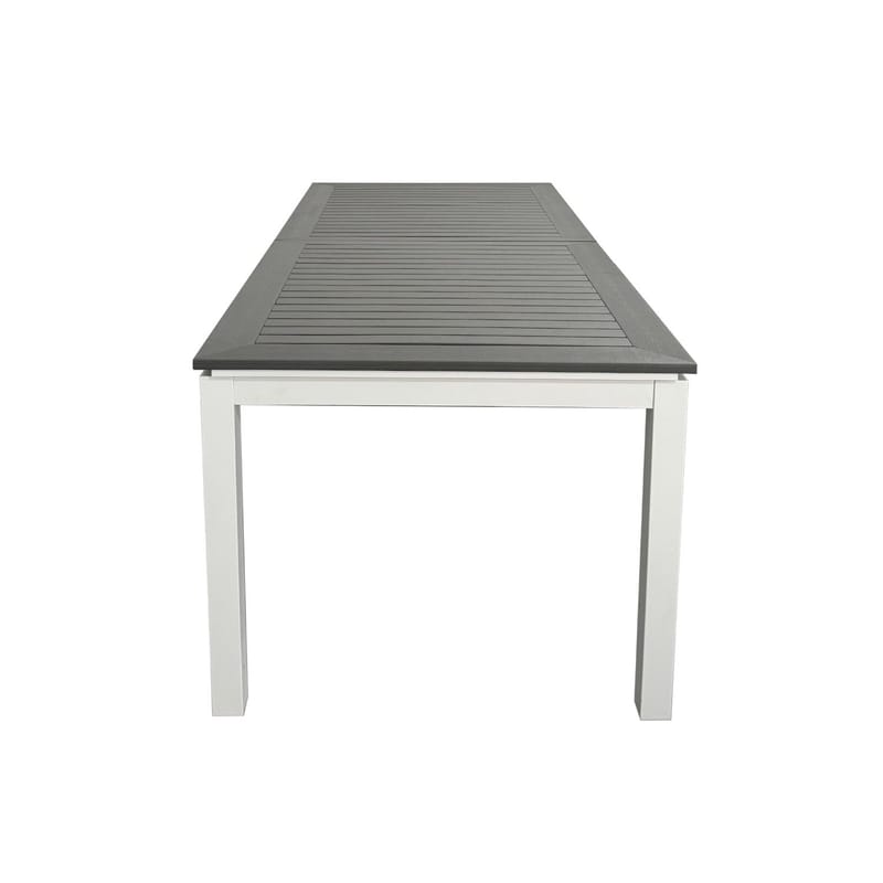 Monaco Jatkettava Ulkopöytä 210/310x90 cm - Valkoinen/Harmaa - Puutarhakalusteet - Terassipöydät - Ruokapöytä terassille