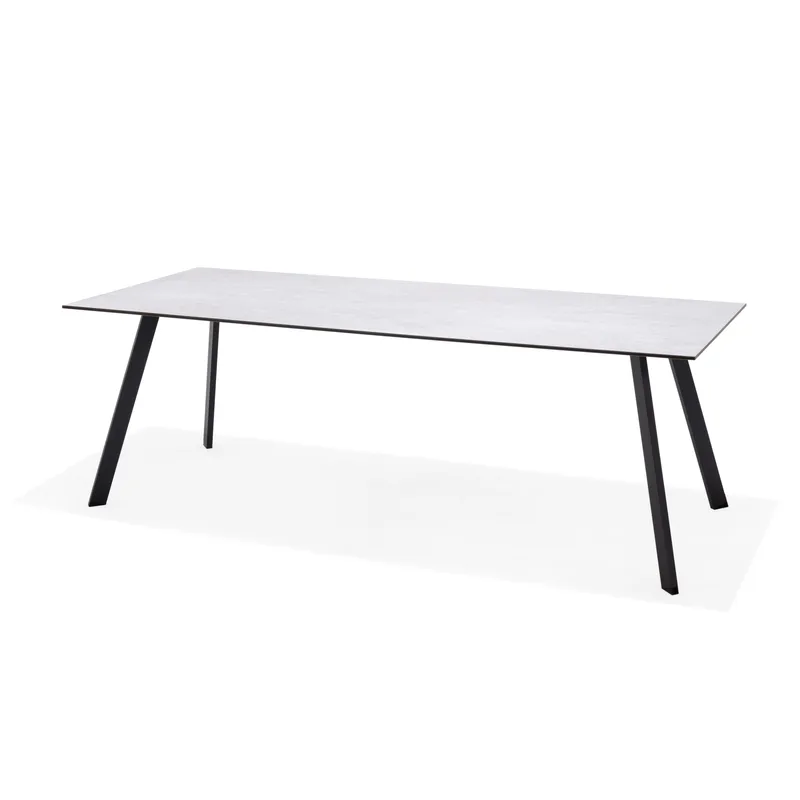 OPAL Ulkopöytä Suorakulmainen 220 cm, Harmaa