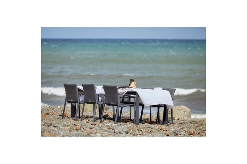 Pöytä Hillerstorp Borgdala 220/340 x 107 x K75,5 cm Harmaa - Puutarhakalusteet - Terassipöydät - Ruokapöytä terassille