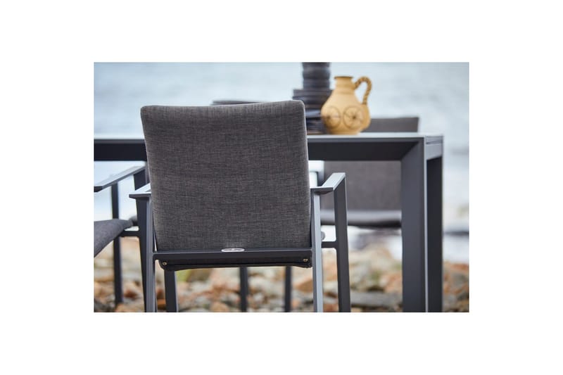 Pöytä Hillerstorp Borgdala 220/340 x 107 x K75,5 cm Harmaa - Puutarhakalusteet - Terassipöydät - Ruokapöytä terassille