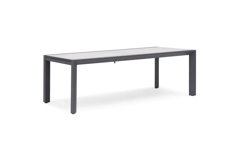 Pöytä Hillerstorp Borgdala 220/340 x 107 x K75,5 cm Harmaa - Puutarhakalusteet - Terassipöydät - Ruokapöytä terassille