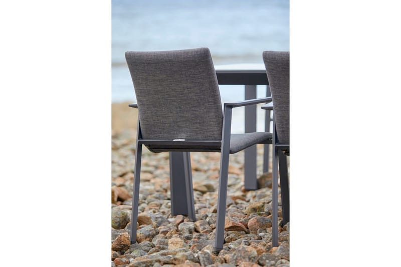 Pöytä Hillerstorp Borgdala 220/340 x 107 x K75,5 cm Harmaa - Puutarhakalusteet - Terassipöydät - Ruokapöytä terassille