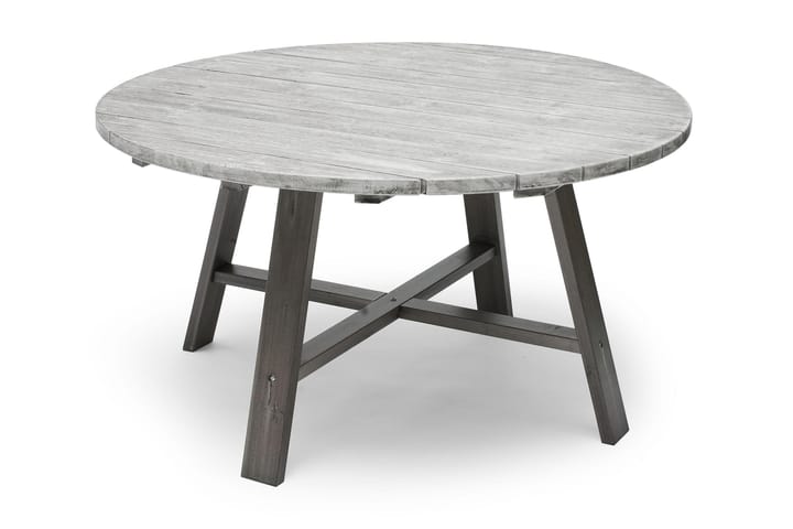Pöytä Shabby Chic Harmaa - Ø138 cm - Ruokapöytä terassille