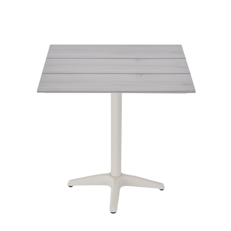 Palermo Ulkopöytä Bistro 70×70 cm - Harmaa/Beige - Puutarhakalusteet - Terassipöydät - Kahvilapöytä