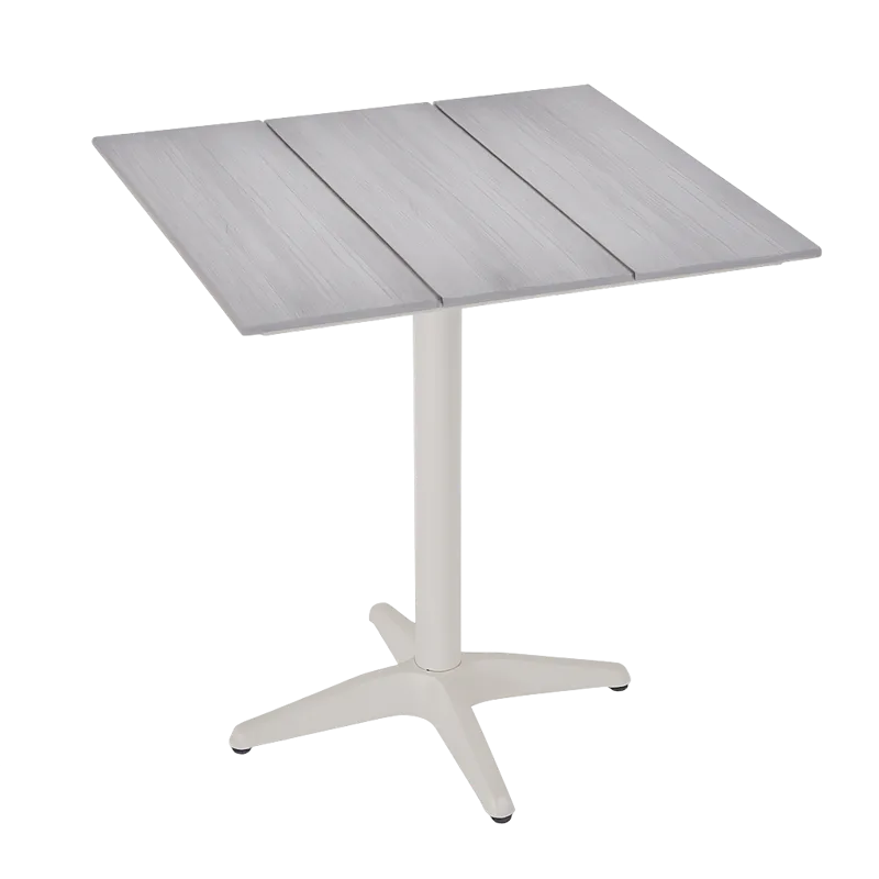 Palermo Ulkopöytä Bistro 70×70 cm, Harmaa/Beige