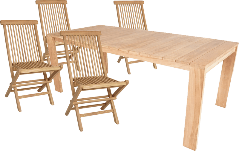 Palu Ulkoruokapöytä 210×90 cm - Luonnonväri - Puutarhakalusteet - Terassipöydät - Ruokapöytä terassille