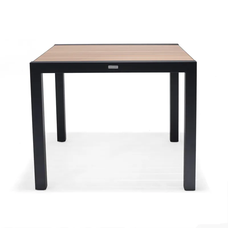 Panama Ulkopöytä 90 cm - Puu/Musta - Puutarhakalusteet - Terassipöydät - Ruokapöytä terassille