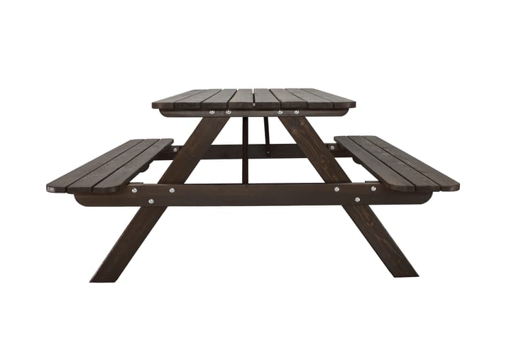 Piknikpöytä Nancie 150 cm - Ruskea - Piknikpöytä