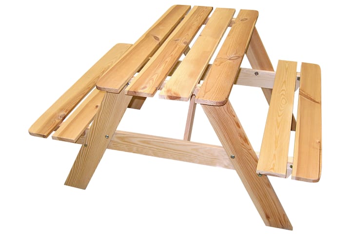 Piknikpöytä Nancie Mini - Luonnonväri - Piknikpöytä