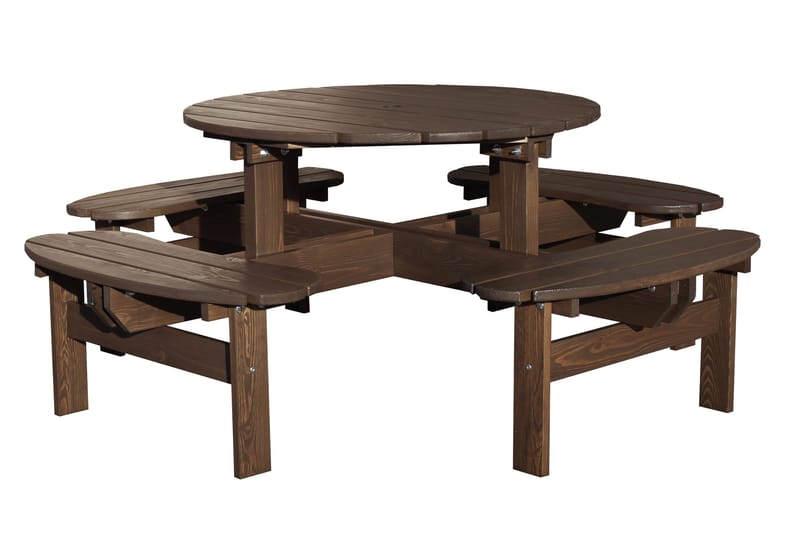 Piknikpöytä Rogolo 199 cm, Ruskea