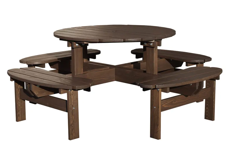 Piknikpöytä Rogolo 199 cm, Ruskea