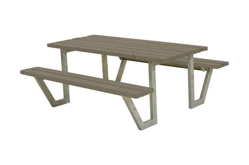 PLUS Wega Pöytä/penkkisetti 177 cm - Puutarhakalusteet - Terassipöydät - Piknikpöytä