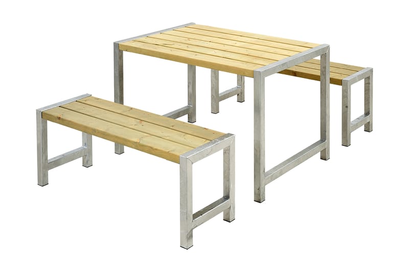 PLUS Parvekeryhmä 127 cm Painekyllästetty - Puutarhakalusteet - Terassipöydät - Piknikpöytä