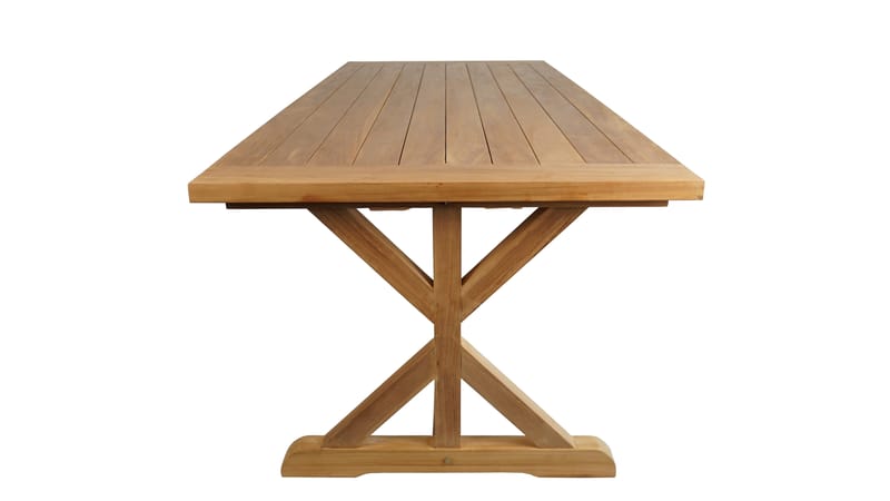 Prato Ulkopöytä X-jaloilla 240×100 cm - Puu - Puutarhakalusteet - Terassipöydät - Ruokapöytä terassille