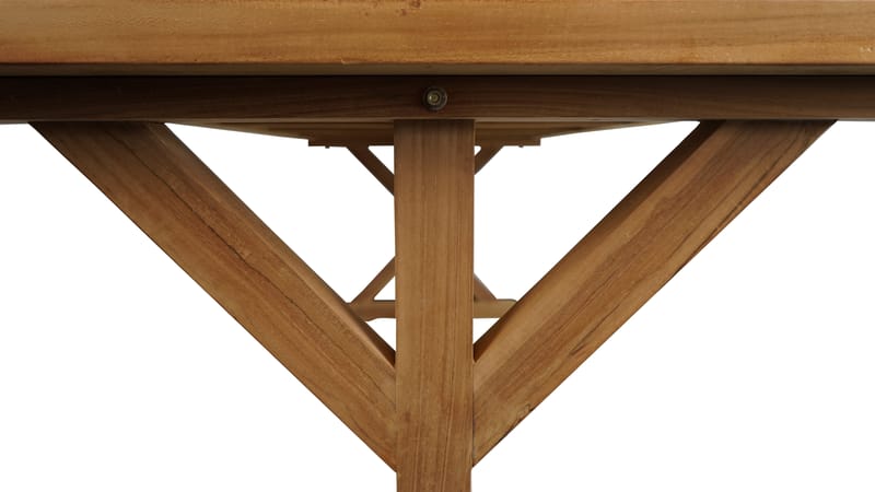 Prato Ulkopöytä X-jaloilla 240×100 cm - Puu - Puutarhakalusteet - Terassipöydät - Ruokapöytä terassille
