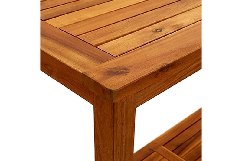 Puutarhan konsolipöytä 110x40x75 cm täysi akaasiapuu - Ruskea - Puutarhakalusteet - Terassipöydät - Apupöytä & tarjotinpöytä ulos