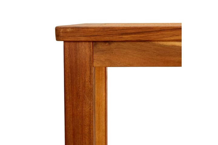 Puutarhan konsolipöytä 80x35x75 cm täysi akaasiapuu - Ruskea - Apupöytä & tarjotinpöytä ulos