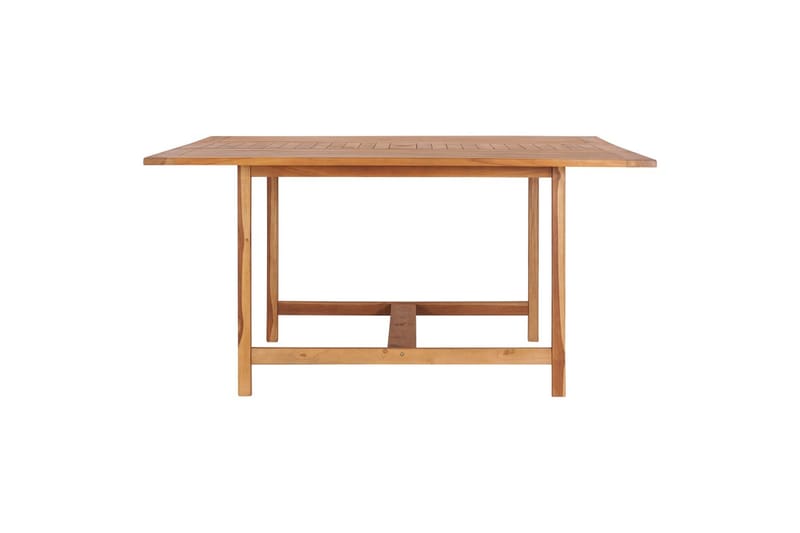 Puutarhapöytä 150x150x76 cm täysi tiikki - Ruskea - Puutarhakalusteet - Terassipöydät - Ruokapöytä terassille