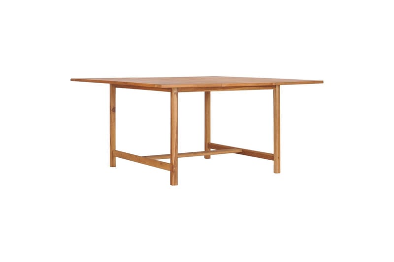 Puutarhapöytä 150x150x76 cm täysi tiikki - Ruskea - Puutarhakalusteet - Terassipöydät - Ruokapöytä terassille