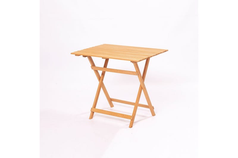 Puutarhapöytä ja tuolisetti (3 kappaletta) Rathore kermanvärinen - Kermanvalkoinen - Puutarhakalusteet - Parveke - Parvekekalusteet - Parvekesetti