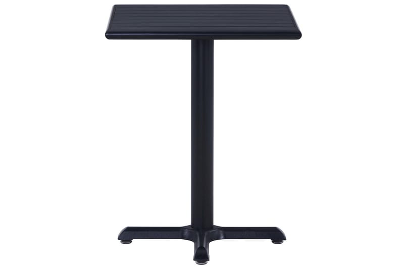 Puutarhapöytä musta 60x60x75 cm - Musta - Puutarhakalusteet - Terassipöydät - Ruokapöytä terassille
