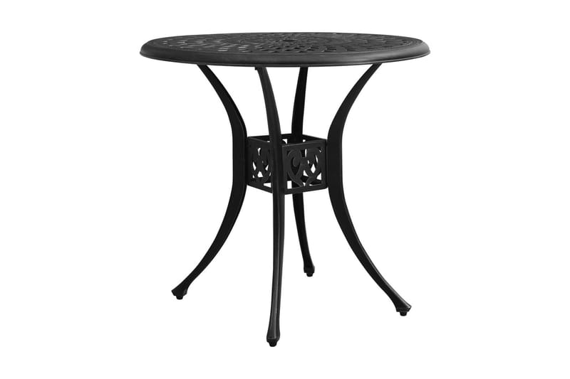 Puutarhapöytä musta 78x78x72 cm valualumiini - Puutarhakalusteet - Terassipöydät - Ruokapöytä terassille