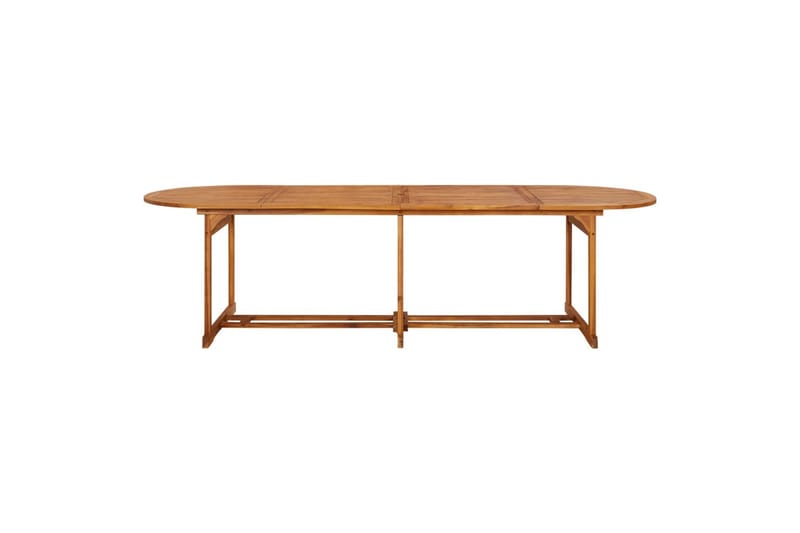 Puutarharuokapöytä 280x90x75 cm täysi akaasiapuu - Ruskea - Puutarhakalusteet - Terassipöydät - Ruokapöytä terassille