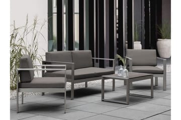 Racale Sivupöytä 90x50 cm - Tummanharmaa - Puutarhakalusteet - Terassipöydät - Sivupöydät ulos