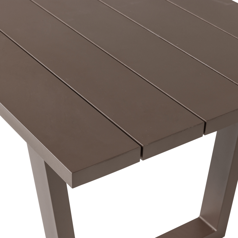 Ruokapöytä Bear 240 cm ulkokäyttöön - Ruskea - Puutarhakalusteet - Terassipöydät - Ruokapöytä terassille