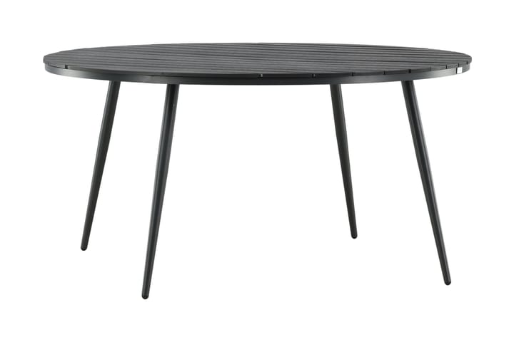 Ruokapöytä Break 150 cm Pyöreä Musta - Venture Home - Ruokapöytä terassille