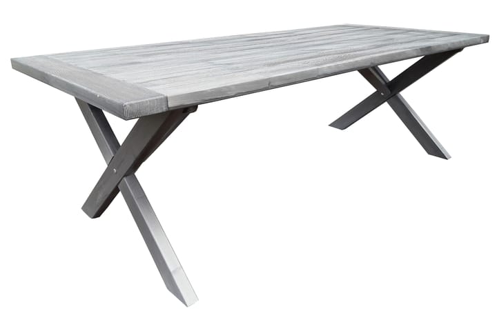 Ruokapöytä Hains 220 cm - Shabby Chic - Ruokapöytä terassille