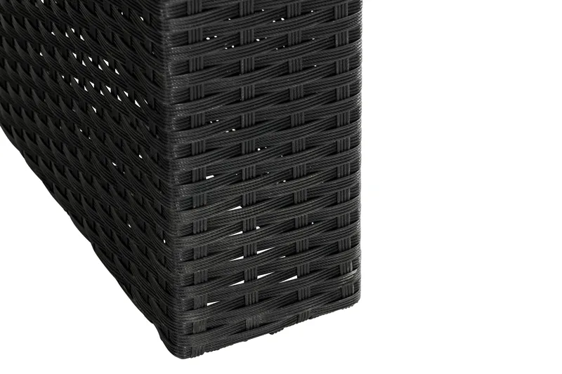 Ruokapöytä Majestic 210x100 cm - Musta - Puutarhakalusteet - Terassipöydät - Ruokapöytä terassille