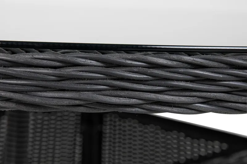 Ruokapöytä Marcus 140 cm Pyöreä - Musta - Puutarhakalusteet - Terassipöydät - Ruokapöytä terassille