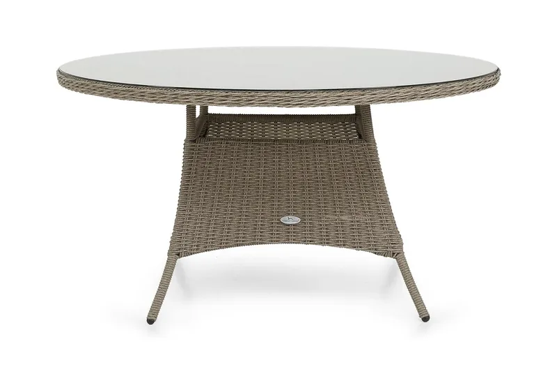 Ruokapöytä Marcus 140 cm Pyöreä - Harmaa - Puutarhakalusteet - Terassipöydät - Ruokapöytä terassille