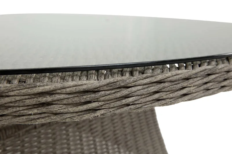 Ruokapöytä Marcus 140 cm Pyöreä - Harmaa - Puutarhakalusteet - Terassipöydät - Ruokapöytä terassille