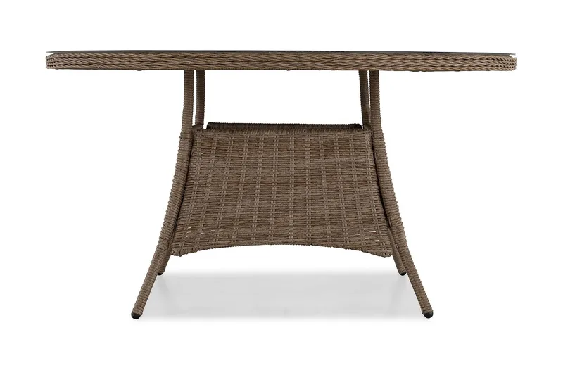 Ruokapöytä Marcus 140 cm Pyöreä - Luonnonväri - Puutarhakalusteet - Terassipöydät - Ruokapöytä terassille