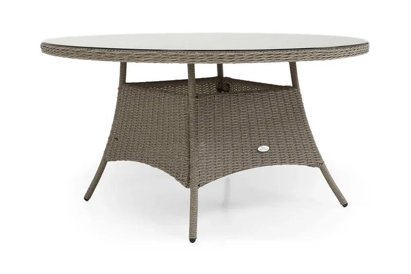 Ruokapöytä Marcus 140 cm Pyöreä - Harmaa - Puutarhakalusteet - Terassipöydät - Ruokapöytä terassille