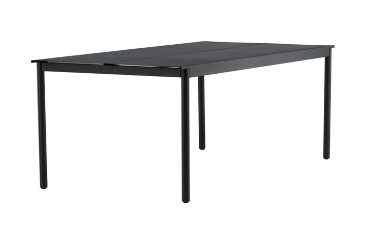 Ruokapöytä Modena 200 cm Musta - Venture Home - Ruokapöytä terassille