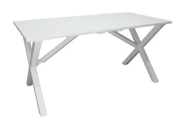 Ruokapöytä Scottsdale 150 cm Valkoinen