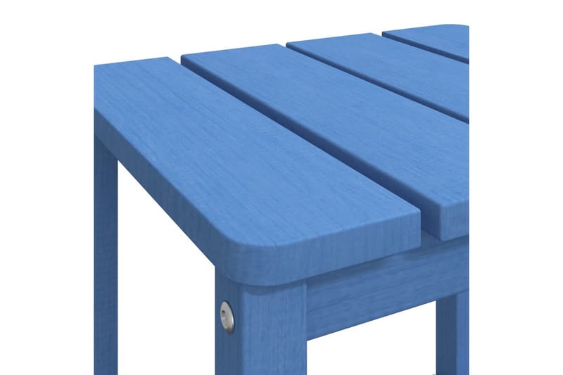 Adirondack puutarhapöytä vedensininen 38x38x46 cm HDPE - Sininen - Puutarhakalusteet - Terassipöydät - Ruokapöytä terassille