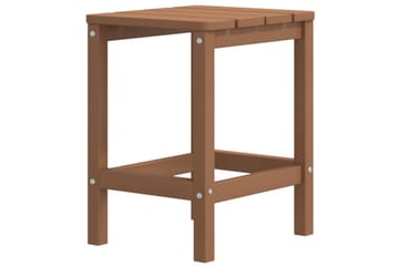 Adirondack puutarhapöytä ruskea 38x38x46 cm HDPE - Ruskea - Puutarhakalusteet - Terassipöydät - Ruokapöytä terassille