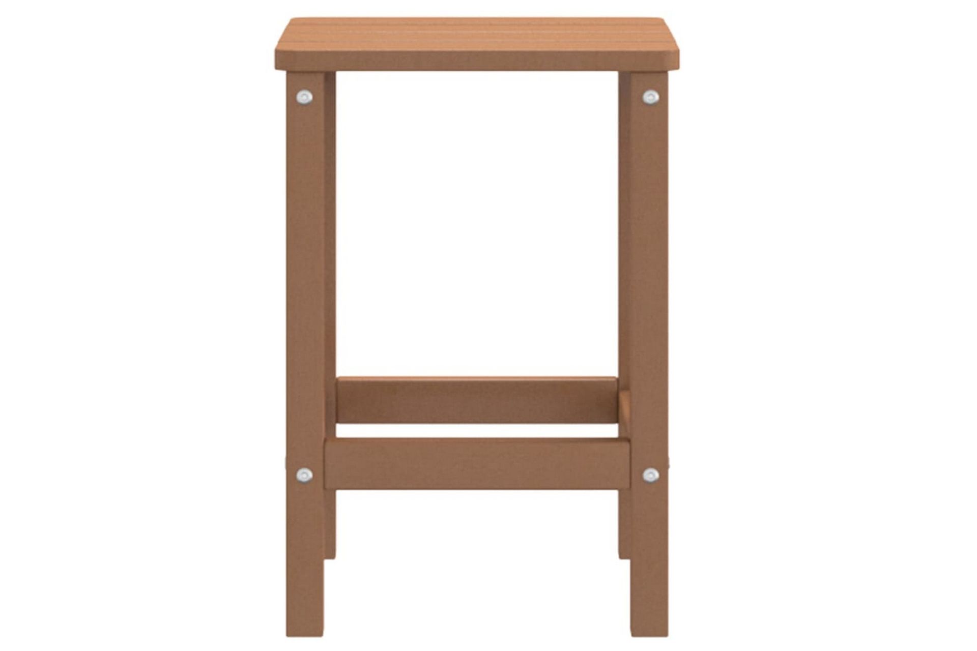 Adirondack puutarhapöytä ruskea 38x38x46 cm HDPE - Ruskea - Puutarhakalusteet - Terassipöydät - Ruokapöytä terassille
