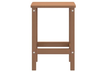 Adirondack puutarhapöytä ruskea 38x38x46 cm HDPE - Ruskea - Puutarhakalusteet - Terassipöydät - Ruokapöytä terassille