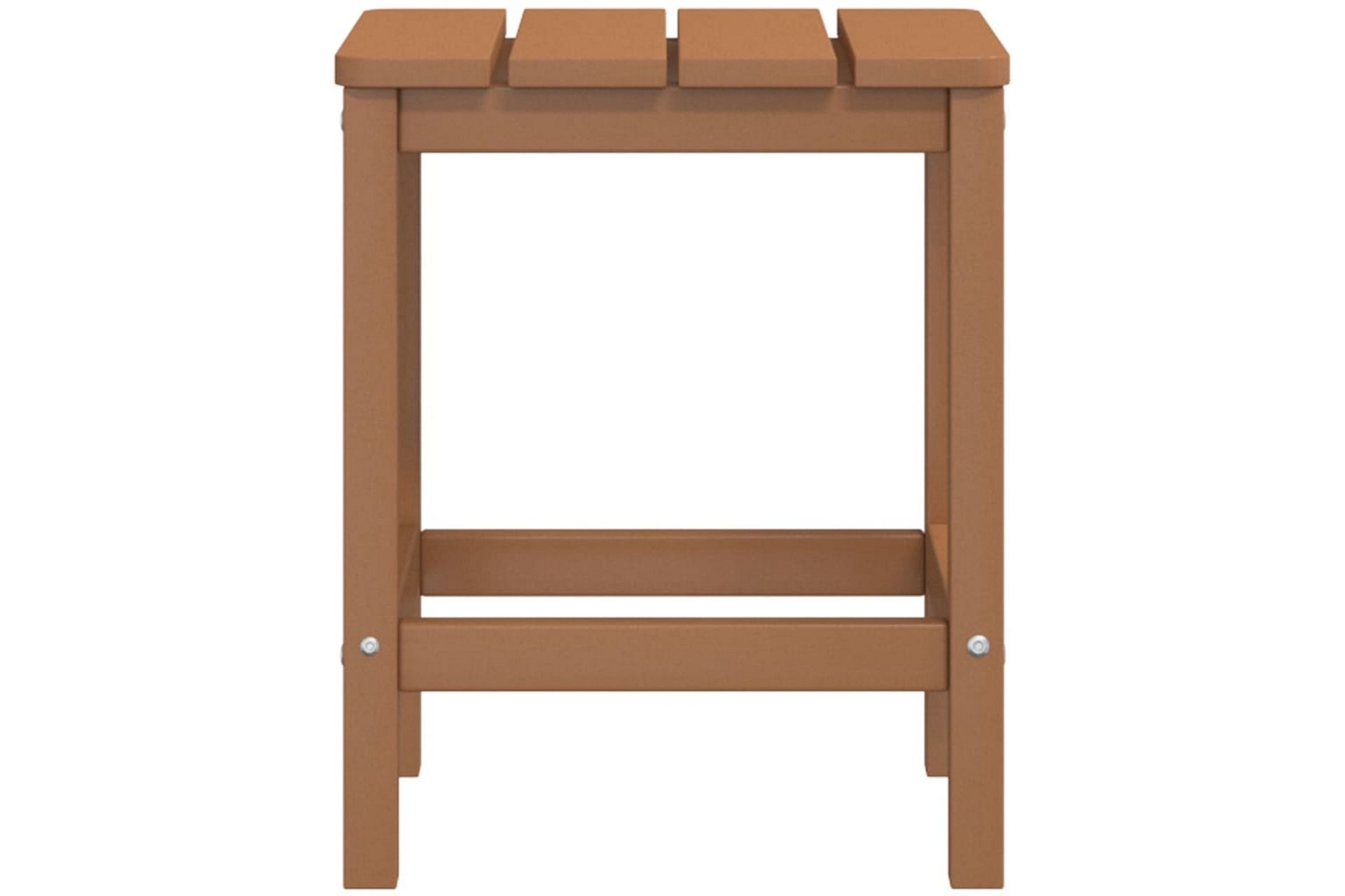 Adirondack puutarhapöytä ruskea 38x38x46 cm HDPE - Ruskea - Puutarhakalusteet - Terassipöydät - Ruokapöytä terassille