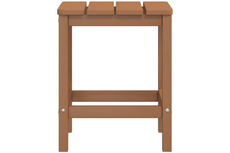 Adirondack puutarhapöytä ruskea 38x38x46 cm HDPE - Ruskea - Puutarhakalusteet - Terassipöydät - Ruokapöytä terassille