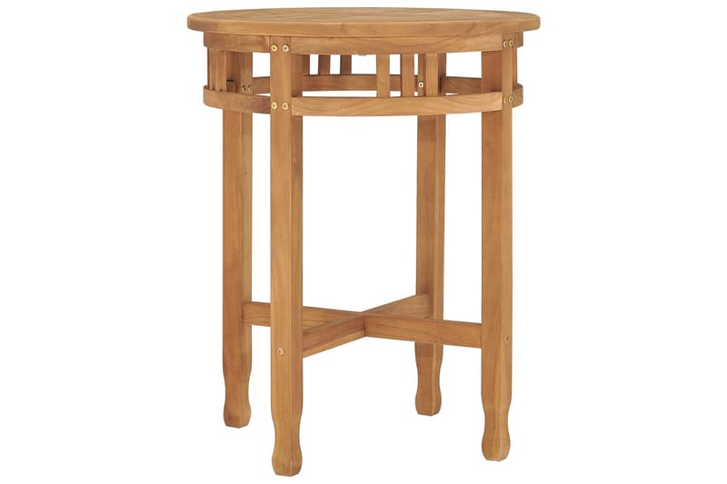 Bistropöytä Ø60x60 cm täysi tiikki - Puutarhakalusteet - Terassipöydät - Ruokapöytä terassille
