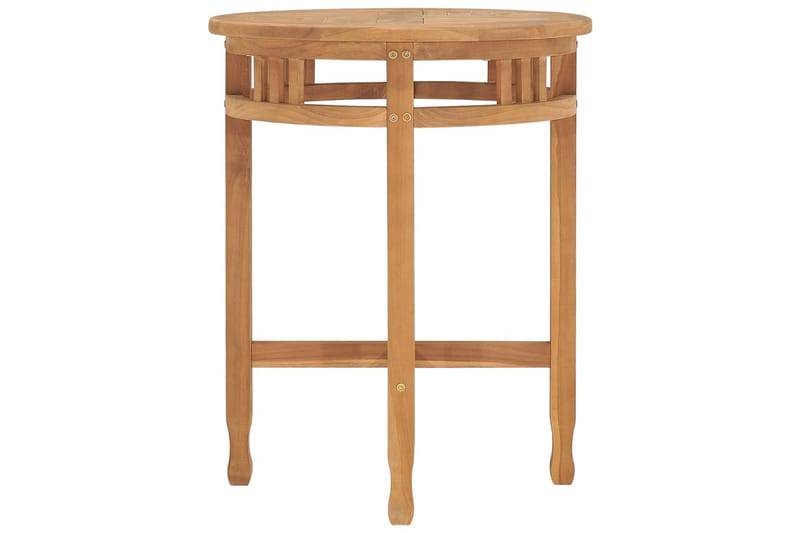 Bistropöytä Ø60x60 cm täysi tiikki - Puutarhakalusteet - Terassipöydät - Ruokapöytä terassille