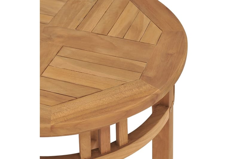 Bistropöytä Ø60x60 cm täysi tiikki - Puutarhakalusteet - Terassipöydät - Ruokapöytä terassille