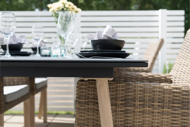 Hillerstorp Fyrsnäs Pöytä 90X160 cm - Puutarhakalusteet - Terassipöydät - Ruokapöytä terassille