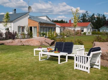 Hillerstorp Gotland Pöytä 60x120 cm - Valkoinen - Puutarhakalusteet - Terassipöydät - Ruokapöytä terassille